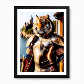 Warrior Tiger Art Print