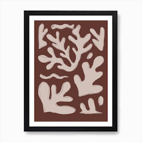 Burnt Seaweed Art Print