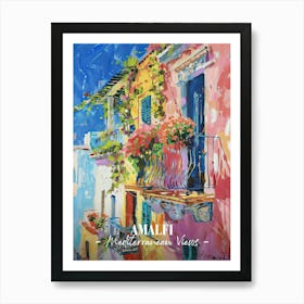 Mediterranean Views Amalfi 3 Art Print