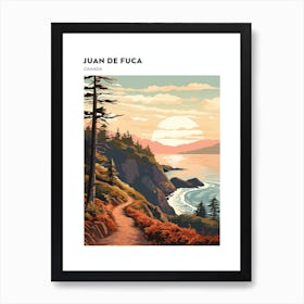 Juan De Fuca Marine Trail Canada 3 Hiking Trail Landscape Poster Art Print