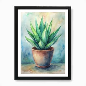 Aloe Vera 1 Art Print