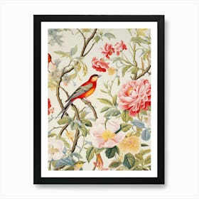 Chinese Wallpaper Art Print