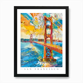 San Francisco Golden Gate Bridge Art Print