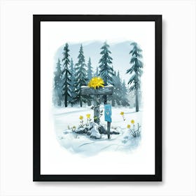 Snowy Forest 2 Art Print