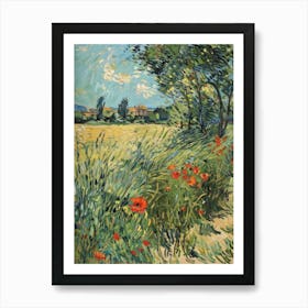 Field Of Poppies 5 Art Print