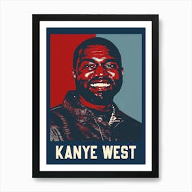 Kanye West Art Print