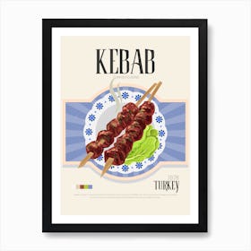 Kebab Art Print