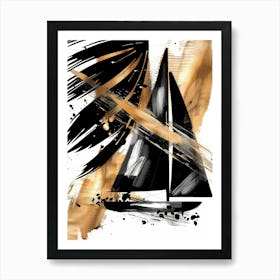 Sailboat Canvas Art Art Print