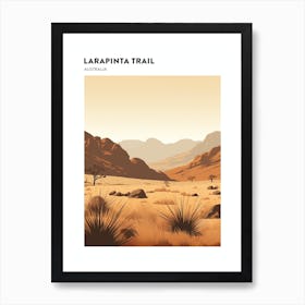 Larapinta Trail Australia 3 Hiking Trail Landscape Poster Art Print