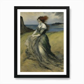 Portrait of a witch Art print Art Print