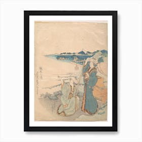 Hokusai's Woman Woodblock Print, Katsushika Hokusai Art Print