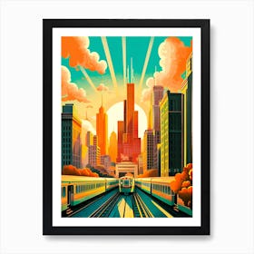Welcome to Chicago Art Print