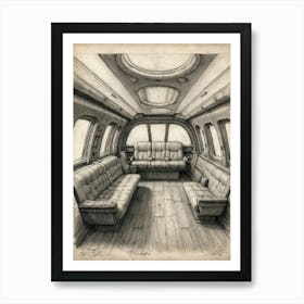 Room In A Plane Art Print