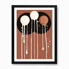 Three Ice Creams Art Print