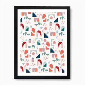 Greek Garden Art Print