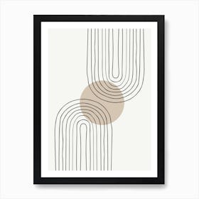 Art Deco Minimalist Illustration Art Print