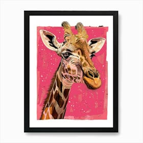 Giraffe 180 Art Print