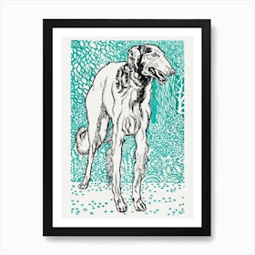 Greyhound, 1912, Moriz Jung Art Print