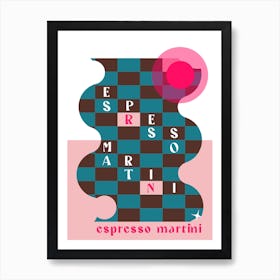 Espresso Martini Art Print