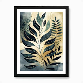 Minimalist Botanical 02 Art Print