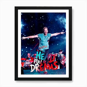 Chris Martin cold play music band 9 Art Print