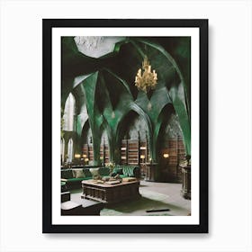 Harry Potter Library 3 Art Print