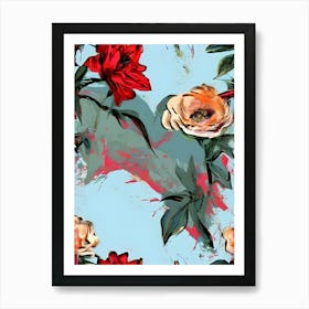 Floral Pattern 26 Art Print