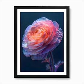 Peony Flower Art Print