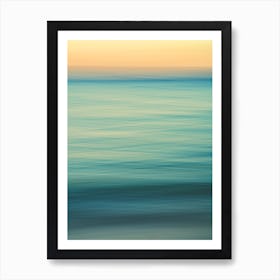 Abstract Seascape Sunset Art Print