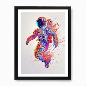 Astronaut In Space 7 Art Print