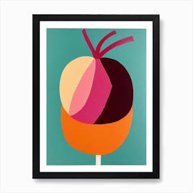 Beetroot 2 Bold Graphic vegetable Art Print