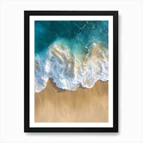 Aerial View Of A Beach 54 Art Print