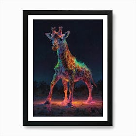 Giraffe 102 Art Print