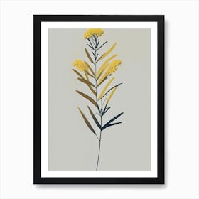 Goldenrod Herb Simplicity Art Print