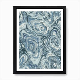 Pearl Blue Art Print