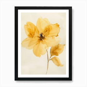 Yellow Flower 2 Art Print