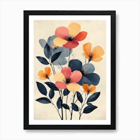 Flowers Canvas Print 6 Art Print