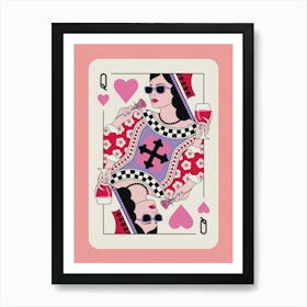 Queen Of Hearts 2 Art Print