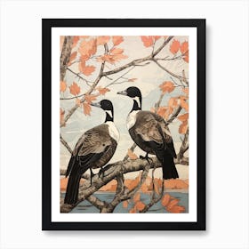 Art Nouveau Birds Poster Goose  3 Poster