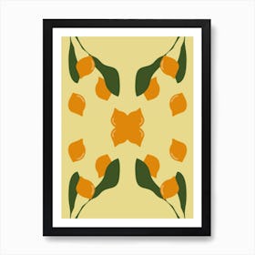 Orange Blossoms Art Print