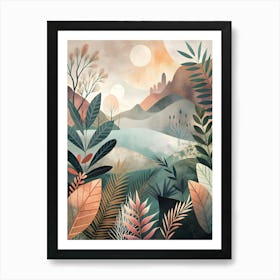 Abstract Landscape Painting 25 Art Print