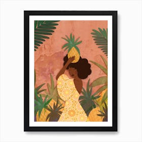 Pineapple Harvest Art Print