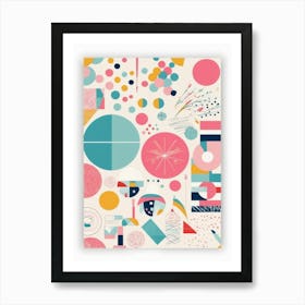 Abstract Geometric Print Art Print