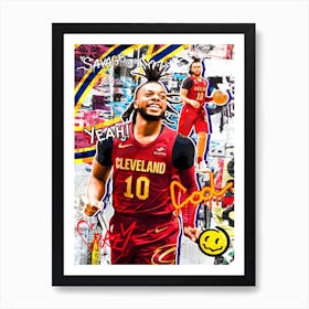 Darius Garland Cleveland Cavaliers 1 Art Print