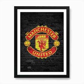 Manchester United 5 Art Print