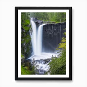 Jägala Waterfall, Estonia Realistic Photograph (1) Art Print