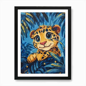 Leopard In The Jungle 38 Art Print