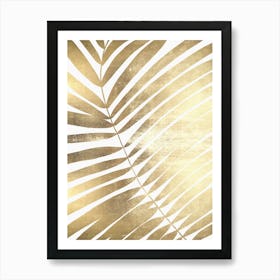 Golden leaves 3 Art Print