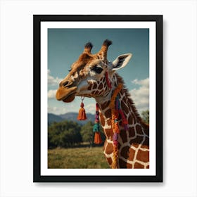 Giraffe 74 Art Print