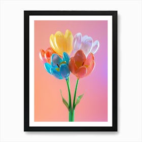 Dreamy Inflatable Flowers Statice 2 Art Print